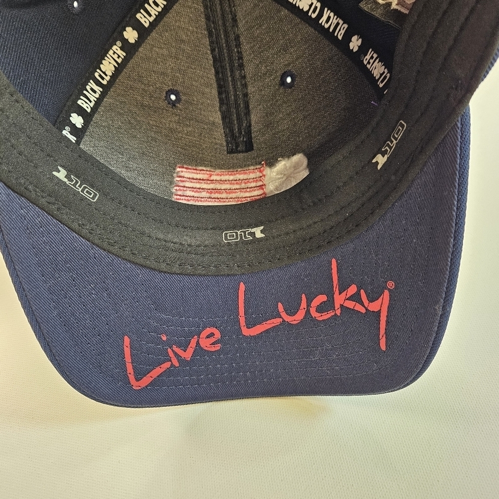 Blue Clover Nation 2 Live Lucky Hat Live Lucky Blue Snapback Size OSFM - Picture 6 of 7